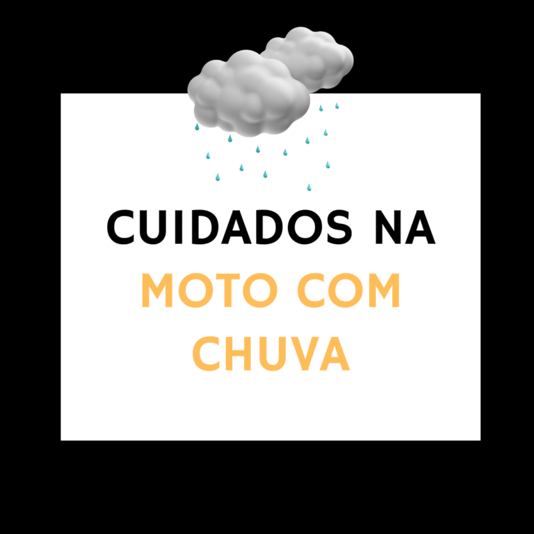 cuidados na moto com chuva